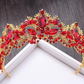 New Fashion Baroque Luxury Crystal AB Bridal Crown Tiara Light Gold Tiara Tiaras for Women Bride Hair Wedding Accessories