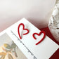Open Heart Jewelry Stud Earrings Modern Fashion Women Earrings Piercing Studs