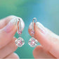 Stud Earrings Four-leaf Clover Personality Super Fairy Ear Hooks
