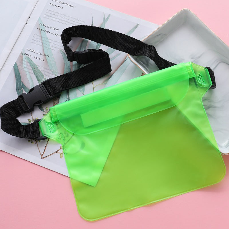 Three-layer Sealed Waterproof Waist Bag PVC