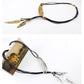 3 Colors Black Rope Multilayer Feather Leaf Tassels Pendant Necklace