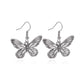 Textured Butterfly Dangle Earrings Special Gift for Women Girl Fashion Jewelry