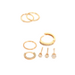 8pcs Set Ear Cuff and Studs Earrings Women Jewelry Gift for Her Accessories