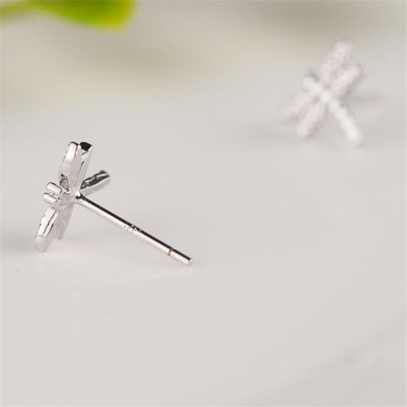 Dragonfly Stud Earrings for Women Girls Fashion Earrings Piercing Jewelry