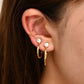 3pcs Ear Studs and Cuff Earrings Dangle Women Fashion Jewelry Jewellery