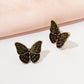 Black Butterfly Stud Earrings Women Jewelry Mom Gift Everyday Wear Earrings