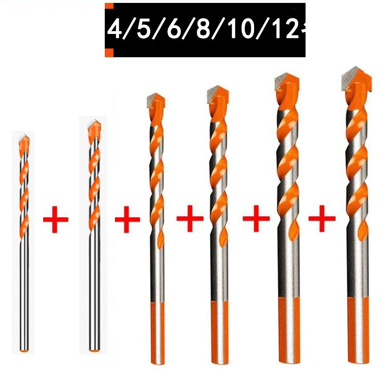 6mm-12mm Electric Tools Diamond Drill Bit Hammer Concrete Ceramic Tile Metal Drill Bits Round Shank DIY Wall Hole Saw Drilling