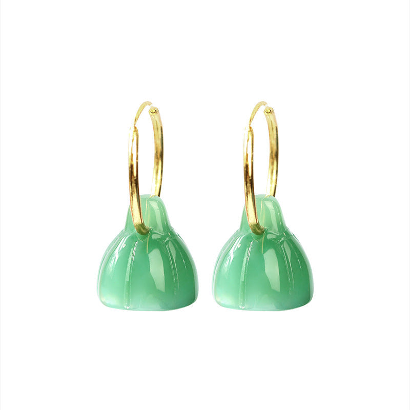 Lamp Shape Drop Ear Dangle Fashion Earrings for Women Party Jewelry Gift