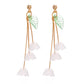 Layered Flowers Dangle Earrings Special Gift for Women Girl Fashion Jewelry