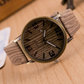 Fashion Wood Grain Watch Four Figures Men And Women Popular Wood Watch