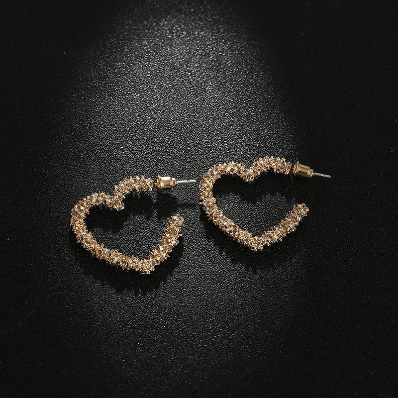 Heart Style Jewelry Fashion Dangle Earrings for Girls Party Birthday Gift