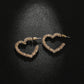 Heart Style Jewelry Fashion Dangle Earrings for Girls Party Birthday Gift