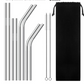 Colourful Reusable Stainless Steel Straws