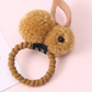 Hair ball rabbit hair ring
