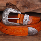 Jeans Belt Head Layer Cowhide Belt