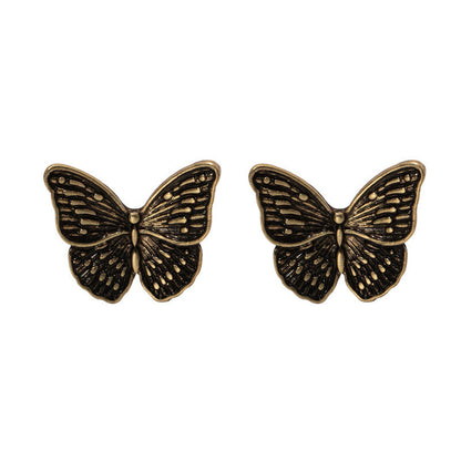 Black Butterfly Stud Earrings Women Jewelry Mom Gift Everyday Wear Earrings