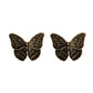 Black Butterfly Stud Earrings Women Jewelry Mom Gift Everyday Wear Earrings