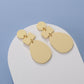 Cold Wind Creamy Rubber Paint Pottery Clay Earrings