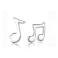 Mismatched Music Notes Stud Earrings for Girls Women Stud Jewelry Gift