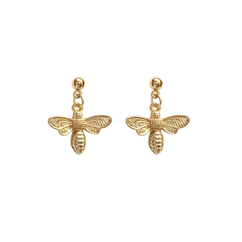 Cute Bee Dangling Drop Earring Women Girls Gifts Jewelry Accessories