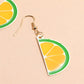 Lime Slices Dangle Earrings Cute Summer Earring Jewelry Gift for Her