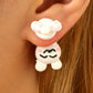 White Rabbit Jewelry Stud Earring Modern Fashion Women Earrings Piercing Studs