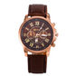 Three eye watches, retro GENEVA, Geneva students, couples, watches, men's belts, quartz trends watches