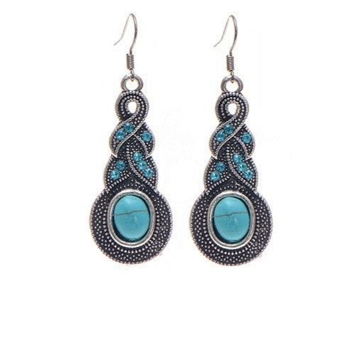 Turquoise Vintage Dangle Earrings Special Gift for Women Girl Fashion Jewelry