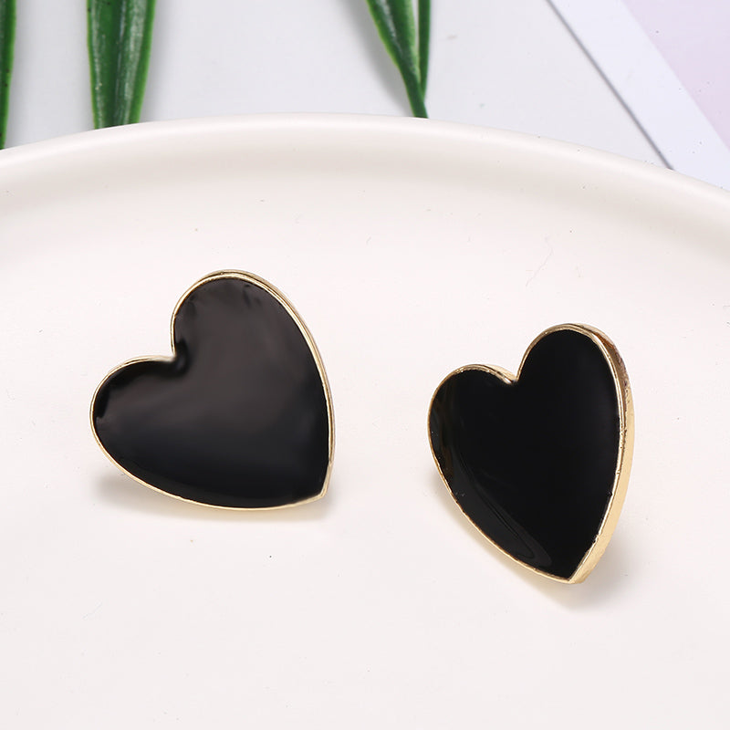 Jewelry Simple And Cute Love Stud Earrings