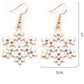 Christmas  Cartoon Dripping Oil Color Earrings