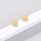 Mini Heart Stud Earrings Women Jewelry Mom Gift Everyday Wear Earrings