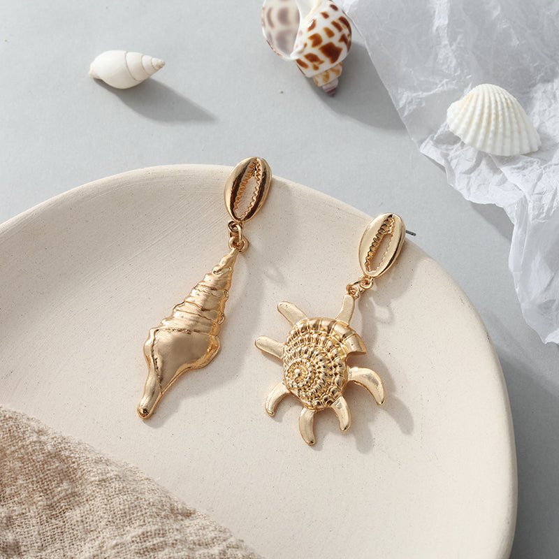 Shell Crab Jewelry Fashion Dangle Earrings for Girls Party Birthday Gift