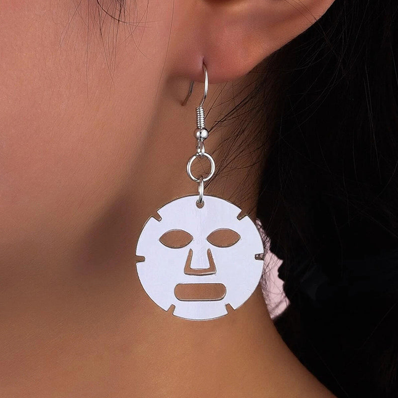 Face Mask Pendant Gift Earrings Dangle Women Fashion Jewelry Jewellery