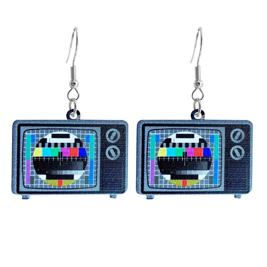 TV Design Dangle Earrings Cute Summer Earring Jewelry Gift for Her