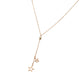 Fashion Popular Simple Gold five-pointed Star Pendant Charm Necklace Clavicle Chain Necklace