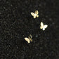 Miniature Butterfly Stud Earrings Fashion Women Female Earrings Piercing Jewelry