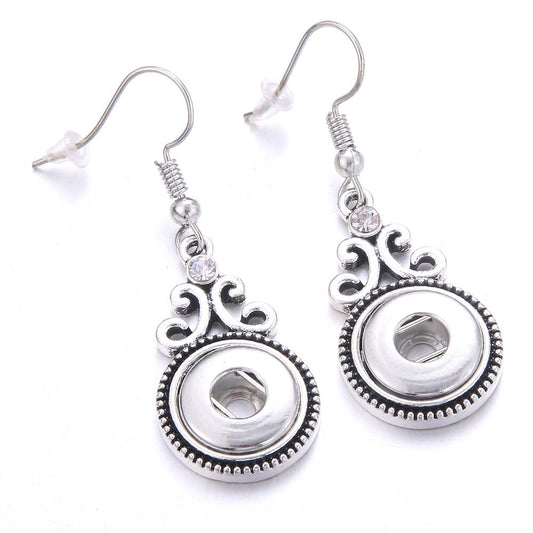 Creative Design Button Dangle Earrings for Fashion Stylish Jewelry Drop Earrings