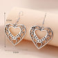 Hollow Heart Pattern Dangle Drop Earrings Women Gifts Earring Cute Girls Eardrop