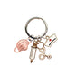 4 Styles Injection Syringe Stethoscope Nurse Cap Cartoon Keyring Cute Creative