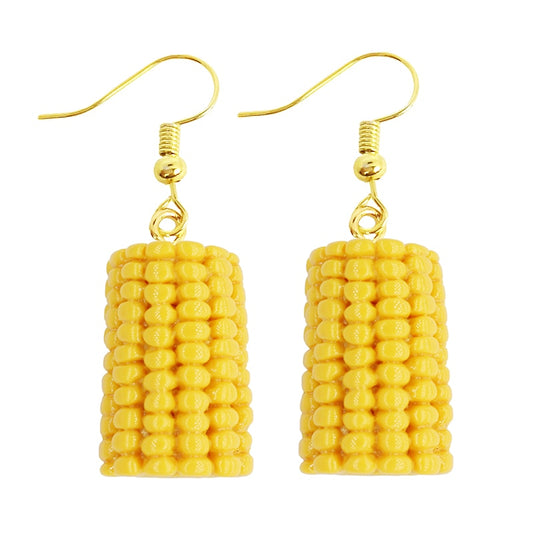 Funny Cute Corn Drop Earrings Women Creativity Jewelry Cute Earring Girls Gift