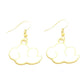 White Cloud Drop Earrings Cartoon Art Women Party Jewelry Ear Fashion Pendant
