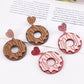 47 Styles Guitar Fish Eye Acrylic Drop Earrings Female Travel Cartoon Earrings