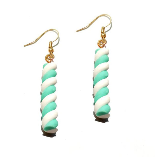 Mint Candy Drop Earrings Cartoon Art Women Party Jewelry Ear Fashion Pendant