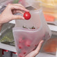 1pc Silicone Food Storage Bag Reusable Stand Up Zip Shut Bag Containers Fresh