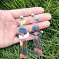 32 Styles Holographic Colorful Acrylic Geometric Star Moon Butterfly Dangle