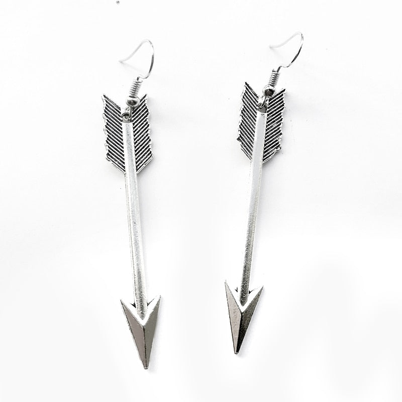 Creative Design Metal Arrow Drop Earrings Women Creativity Jewelry Cute Earring