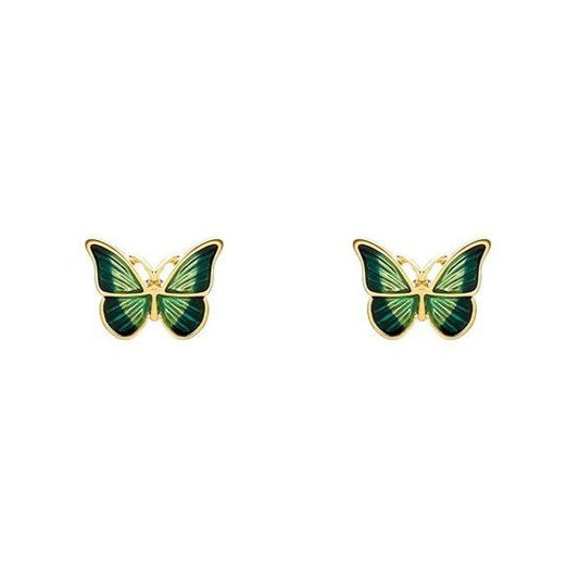 Butterfly Design Stud Earrings for Women Girls Ear Studs Jewelry Gift Fashion