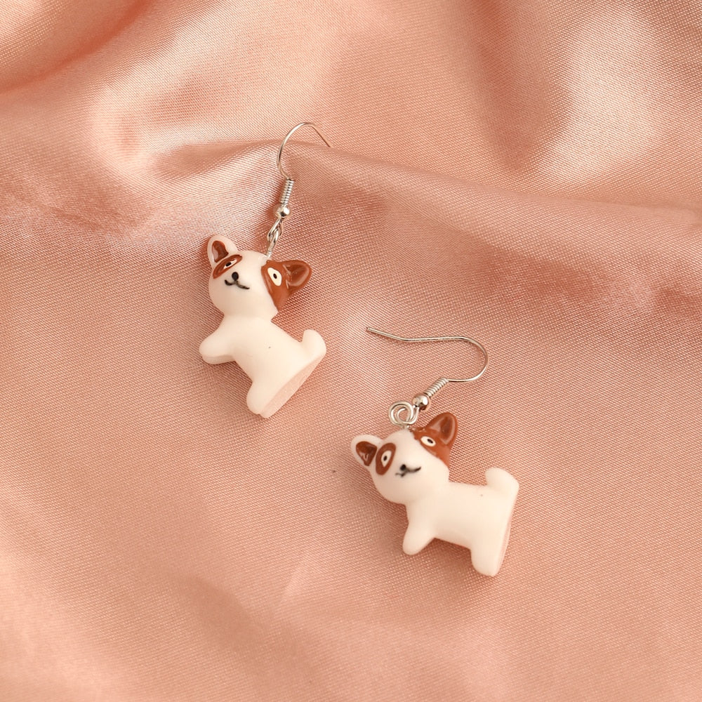 Funny Dog Drop Earrings Women Travel Fashion Cartoon Earrings Creative Jewelry