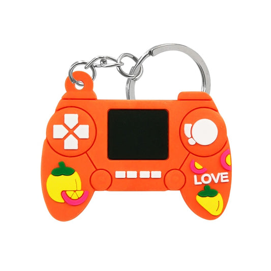 Fruit Decor Gamepad PVC Keyring Cute Cartoon Style Keychains Bag Car Pendant