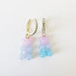 26 Styles Rhinestone Resin Bear Lady Cute Dangle Earrings for Women Jewelry